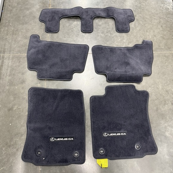 Lexus Other - Lexus GX Factory 5PC Carpet Floor Mat Set 2014-2023 With 3RD Row Black